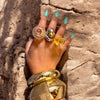 Yellow See Through You Ring