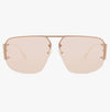 Real Hot Girl Gold Sunglasses