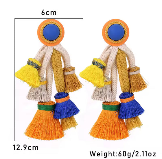 Zuberi Tassel Earrings