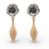 Midnight Bloom Drop Earrings