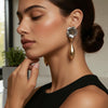 Midnight Bloom Drop Earrings