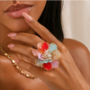Colorful Bloom Baby Ring
