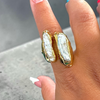 Pearl Sunrise Statement Ring