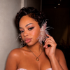 Blush Reverie Statement Earrings