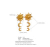 Solar Eclipse Drop Earrings