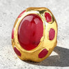 Red Ruby Royale Statement Ring
