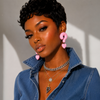 Pink Mystery Muse Earrings