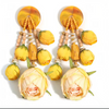 Golden Hour Flower Bloom Earrings