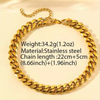 The Jetsetter Anklet Cuban-link