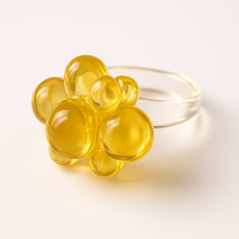  Yellow See Through You Ring