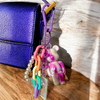 Purple Pink Bubble pop Charm Clip
