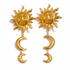 Solar Eclipse Drop Earrings