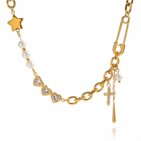 Celestial Charm Chain Necklace
