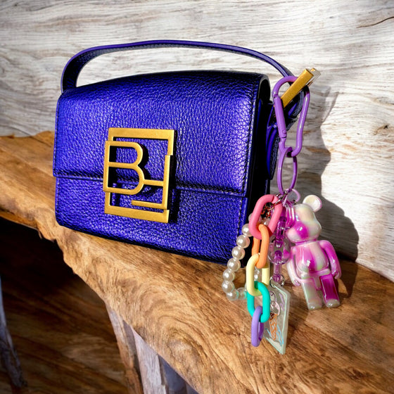 Purple Pink Bubble pop Charm Clip