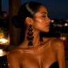 Midnight Lace Earrings
