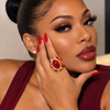 Red Ruby Royale Statement Ring