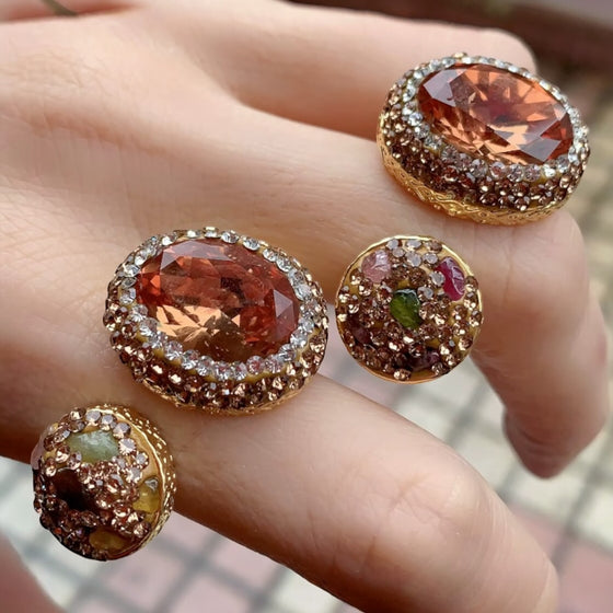 Solar Ember Ring