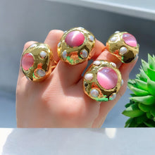  Pink Lady Mirage Pearl Ring