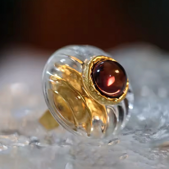 Cosmic Bloom Ring